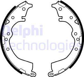 Delphi LS2126 - Kit freno, freni a tamburo www.autoricambit.com