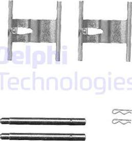 Delphi LX0450 - Kit accessori, Pastiglia freno www.autoricambit.com