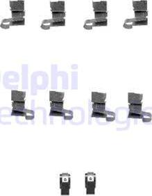 Delphi LX0432 - Kit accessori, Pastiglia freno www.autoricambit.com