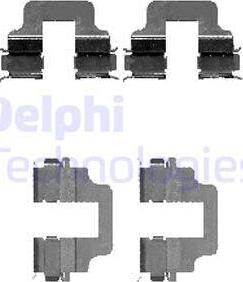 Delphi LX0473 - Kit accessori, Pastiglia freno www.autoricambit.com