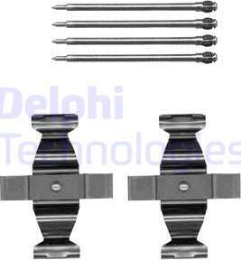 Delphi LX0546 - Kit accessori, Pastiglia freno www.autoricambit.com