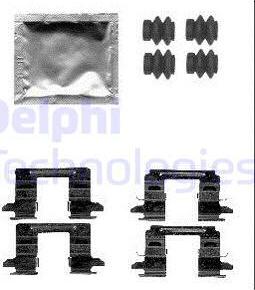 Delphi LX0556 - Kit accessori, Pastiglia freno www.autoricambit.com