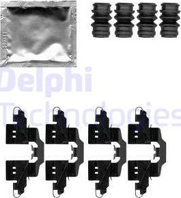 Delphi LX0550 - Kit accessori, Pastiglia freno www.autoricambit.com