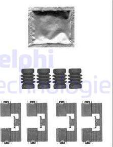 Delphi LX0558 - Kit accessori, Pastiglia freno www.autoricambit.com