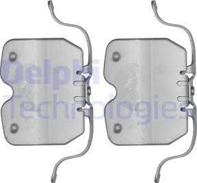 Delphi LX0504 - Kit accessori, Pastiglia freno www.autoricambit.com