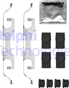 Delphi LX0698 - Kit accessori, Pastiglia freno www.autoricambit.com