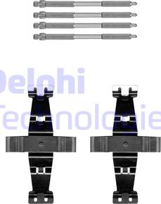 Delphi LX0693 - Kit accessori, Pastiglia freno www.autoricambit.com