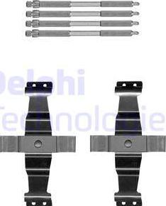 Delphi LX0642 - Kit accessori, Pastiglia freno www.autoricambit.com