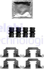 Delphi LX0650 - Kit accessori, Pastiglia freno www.autoricambit.com