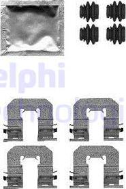 Delphi LX0605 - Kit accessori, Pastiglia freno www.autoricambit.com