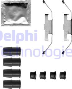 Delphi LX0683 - Kit accessori, Pastiglia freno www.autoricambit.com