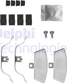 Delphi LX0632 - Kit accessori, Pastiglia freno www.autoricambit.com