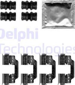 Delphi LX0622 - Kit accessori, Pastiglia freno www.autoricambit.com