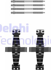Delphi LX0674 - Kit accessori, Pastiglia freno www.autoricambit.com