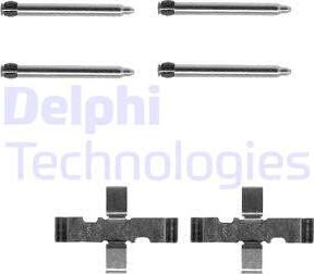 Delphi LX0095 - Kit accessori, Pastiglia freno www.autoricambit.com