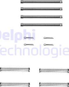 Delphi LX0097 - Kit accessori, Pastiglia freno www.autoricambit.com