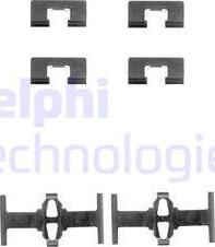 Delphi LX0197 - Kit accessori, Pastiglia freno www.autoricambit.com