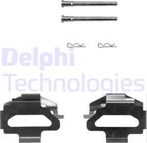 Delphi LX0150 - Kit accessori, Pastiglia freno www.autoricambit.com