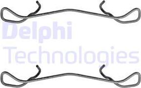 Delphi LX0169 - Kit accessori, Pastiglia freno www.autoricambit.com