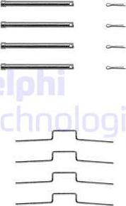 Delphi LX0165 - Kit accessori, Pastiglia freno www.autoricambit.com