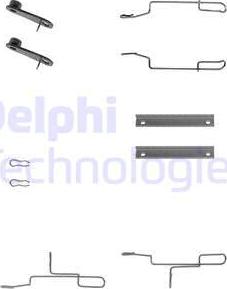 Delphi LX0168 - Kit accessori, Pastiglia freno www.autoricambit.com