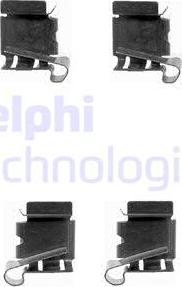 Delphi LX0390 - Kit accessori, Pastiglia freno www.autoricambit.com