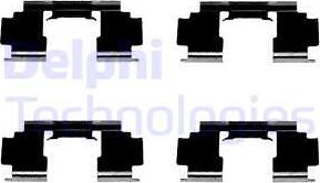 Delphi LX0301 - Kit accessori, Pastiglia freno www.autoricambit.com