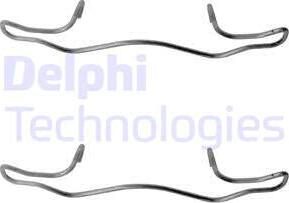 Delphi LX0326 - Kit accessori, Pastiglia freno www.autoricambit.com