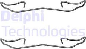 Delphi LX0321 - Kit accessori, Pastiglia freno www.autoricambit.com