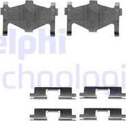 Delphi LX0215 - Kit accessori, Pastiglia freno www.autoricambit.com