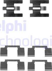 Delphi LX0224 - Kit accessori, Pastiglia freno www.autoricambit.com