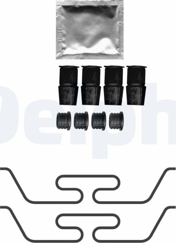 Delphi LX0750 - Kit accessori, Pastiglia freno www.autoricambit.com