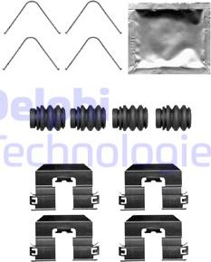 Delphi LX0706 - Kit accessori, Pastiglia freno www.autoricambit.com