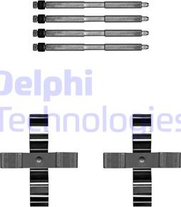 Delphi LX0703 - Kit accessori, Pastiglia freno www.autoricambit.com