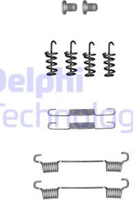 Delphi LY1428 - Kit accessori, Ganasce freno stazionamento www.autoricambit.com