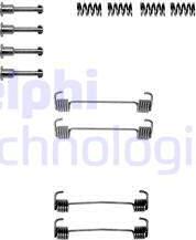 Delphi LY1163 - Kit accessori, Ganasce freno stazionamento www.autoricambit.com