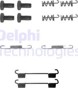 Delphi LY1104 - Kit accessori, Ganasce freno stazionamento www.autoricambit.com