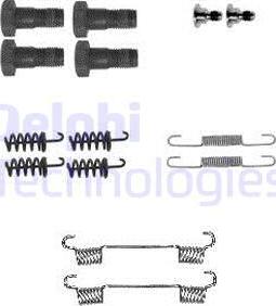 Delphi LY1395 - Kit accessori, Ganasce freno stazionamento www.autoricambit.com