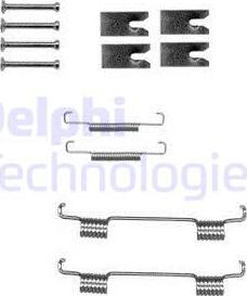 Delphi LY1366 - Kit accessori, Ganasce freno stazionamento www.autoricambit.com