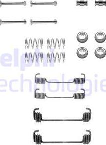 Delphi LY1252 - Kit accessori, Ganasce freno stazionamento www.autoricambit.com