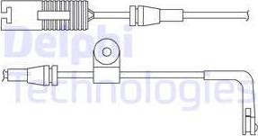 Delphi LZ0168 - Contatto segnalazione, Usura past. freno/mat. d'attrito www.autoricambit.com