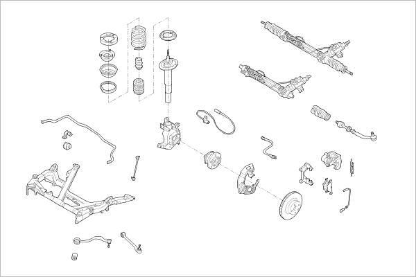 Delphi OE-BMW-000005052-F - Sospensione ruota www.autoricambit.com