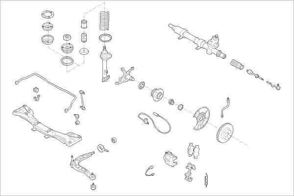 Delphi OE-BMW-000000059-F - Sospensione ruota www.autoricambit.com