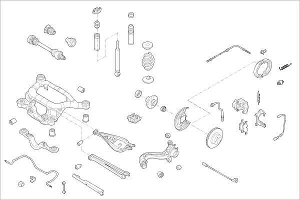 Delphi OE-BMW-000008964-R - Sospensione ruota www.autoricambit.com