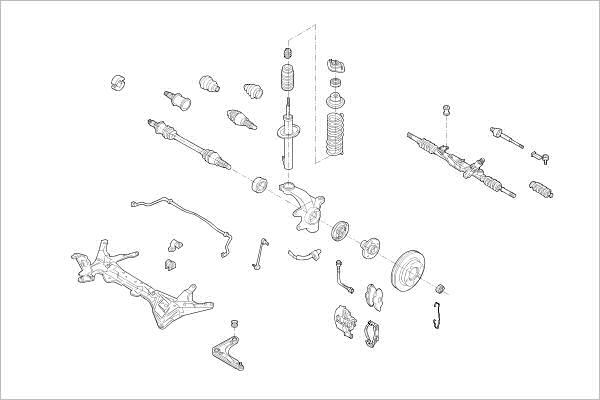 Delphi OE-FORD-000005185-F - Sospensione ruota www.autoricambit.com