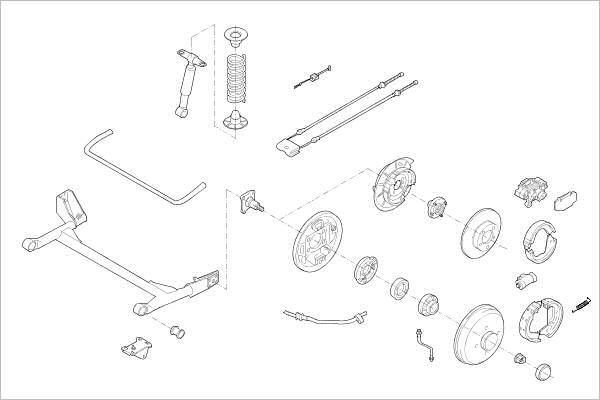 Delphi OE-FORD-000005185-R - Sospensione ruota www.autoricambit.com