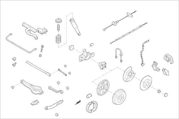 Delphi OE-FORD-000003911-R - Sospensione ruota www.autoricambit.com