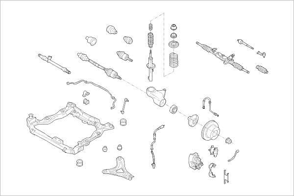 Delphi OE-FORD-000003911-F - Sospensione ruota www.autoricambit.com