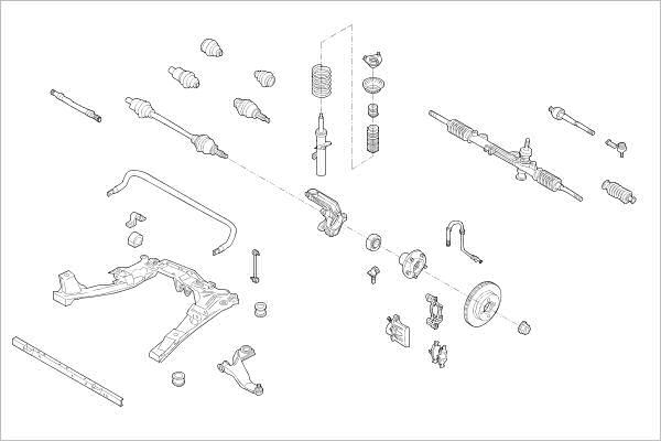 Delphi OE-FORD-000015493-F - Sospensione ruota www.autoricambit.com