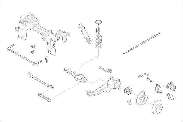 Delphi OE-FORD-000015493-R - Sospensione ruota www.autoricambit.com